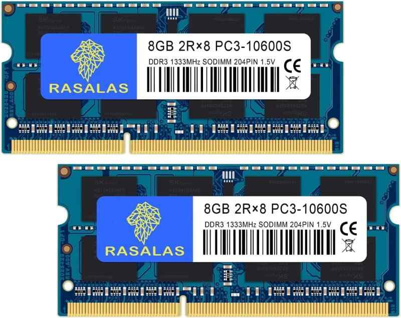 16 GB 10600S パソコン3-10600 DDR3-1333MHz 8GB×2枚 万覚え帳パソコン用記憶装置 16GB DDR3 CL9 204Pin SO-DIMM ランダムアクセス記憶装置 Memory