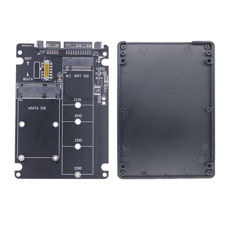 楽天市場】TVETE 二重目的アダプタカード M.2 NGFF、MSATA SSDをSATA