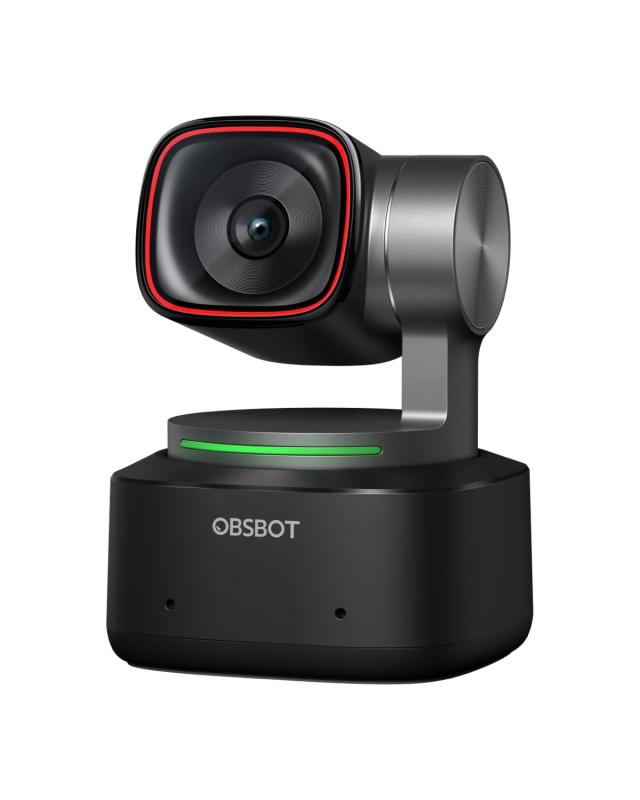 OBSBOT TINY 2 web写真機 人工知能学自動小銃追い掛ける webカメラ HDR 4K 5000万絵素 全絵素AF 意思表示 音吐取り締まる ノイキャンマイク 円卓会議 ライブ配送 映像媒体電話を掛ける パソコン Mac Windows