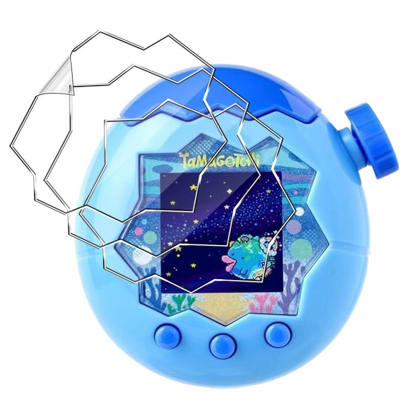 【3枚セット】For Tamagotchi Paradise フィルム TPU素材 たまごっちパラダイス 保護フィルム 超薄 弾力性 高感度タッチ 高透過率 指紋防止 Greerass 耐衝撃 気泡防止 撥水撥油 貼り付け簡単 超薄飛散画像