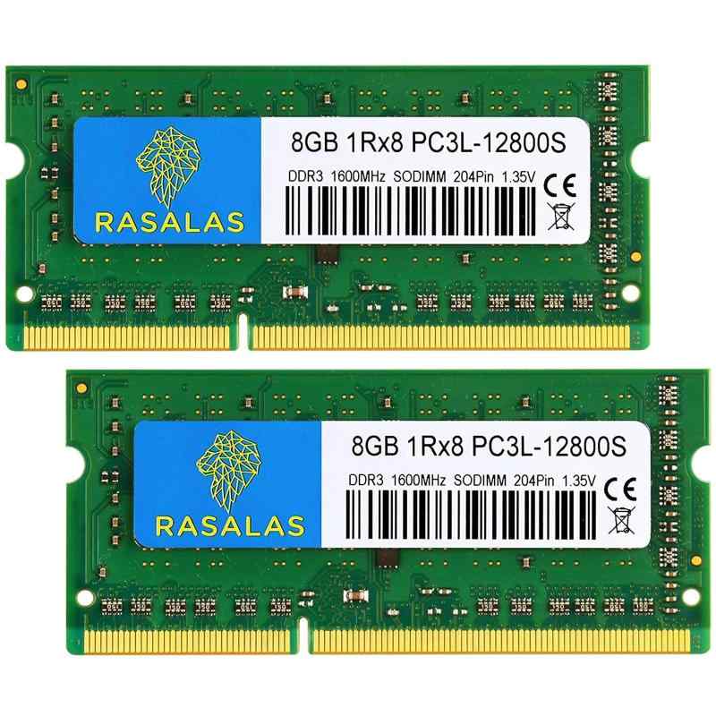 16GBノートPC用 メモリPC3L-12800S 8GB×2 枚 1Rx8 DDR3L 1600MHz SODIMM CL11 204Pin Non-ECC 電圧1.35V RAM 6,743円
