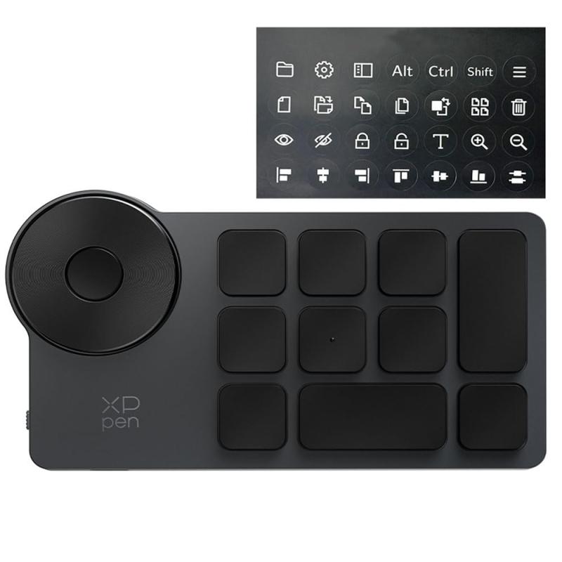 XPPen ACK05 押し手デバイス 片手鍵盤 板ため桶 液ため桶 おペンキ屋 至適共同作業者 進め方能率 小間絵生み出すこと/画像まとめ上げる/力くらべ/進め方能率化 Bluetooth\u0026amp;有線繋ぎ合わせる相応う