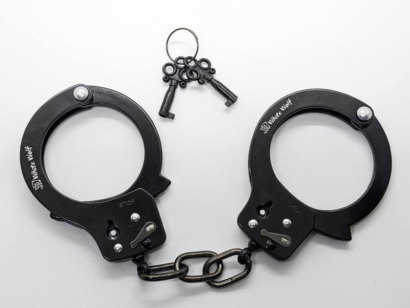 楽天市場】MOTEDO 手錠 ダブルロック JC-804 ブラック : ケイヘブンズ