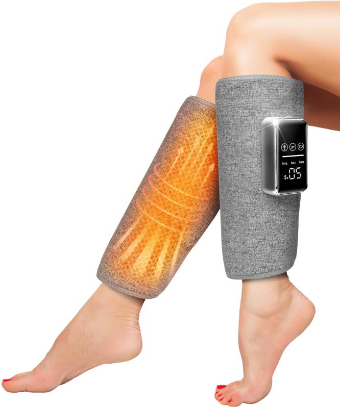 【ふくらはぎ ケア】フットケア 3モード×3温度×3強度調節 360°全包 レッグケア 温熱ケア 20分自動オフ 軽量 コードレス サイズ幅調整可 エアーレッグリラックス 空気圧 操作簡単 150分連続使