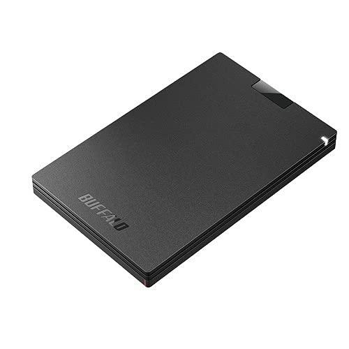 BUFFALO USB3.2(Gen1) Type-A MiniStation SSD SSD-PG1.0U3-BC [黒いこと]