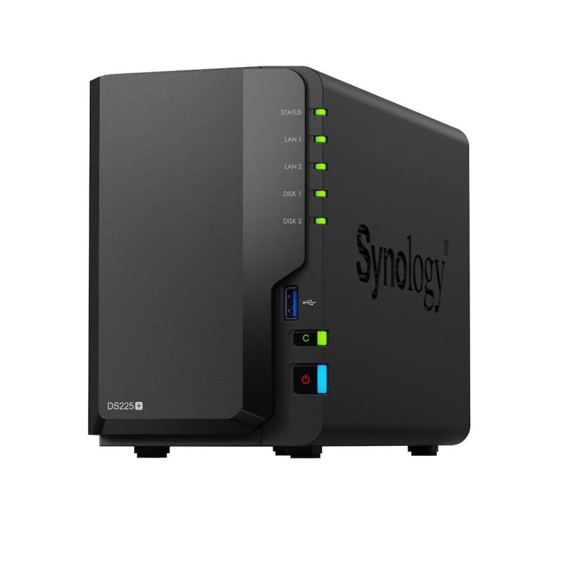 Synology NAS一揃いの道具 2ベイ DS225+ クアッド中央処理装置積み上げる 2GB記憶装置積み上げる 2.5GbE-NIC 標準尺度遣い手向け 国内定め事フィールドレイク取りまわし品 電話を掛ける受け支える相応う品 DiskStation
