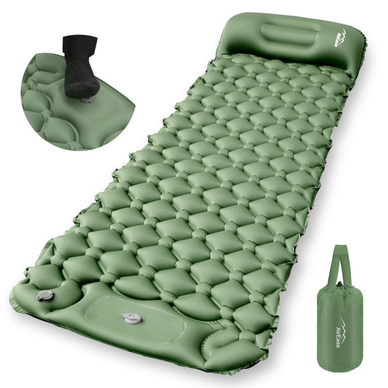 楽天市場】エアーマット キャンプ2025NEWモデル・.25秒膨らむ・10CM厚