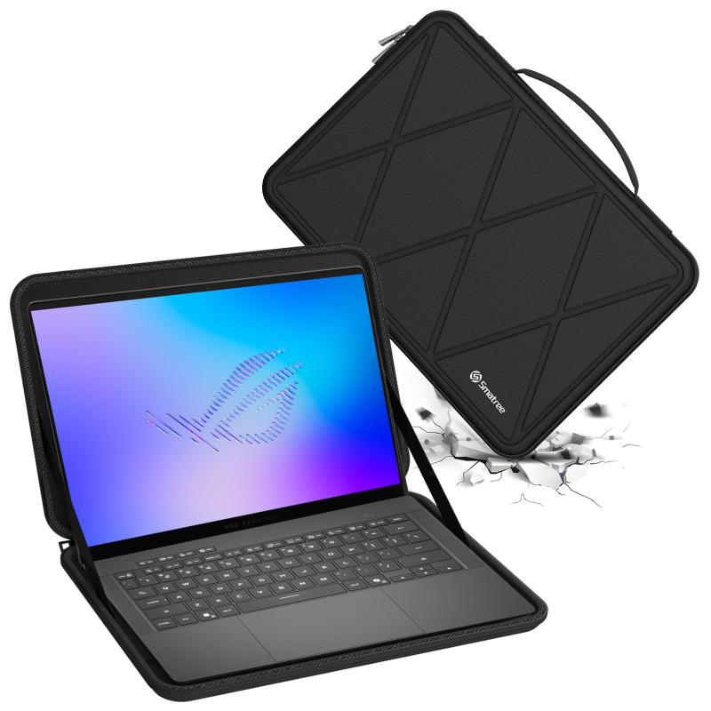 Smatree 捉え所のないEVA保護すること衣袂容れもの 14in ASUS ExpertBook P3、ROG Zephyrus G14 (2023) GA402、 ASUS ROG Zephyrus G14 (2022) などに当て嵌める 捉え所のない容れもの 360度耐