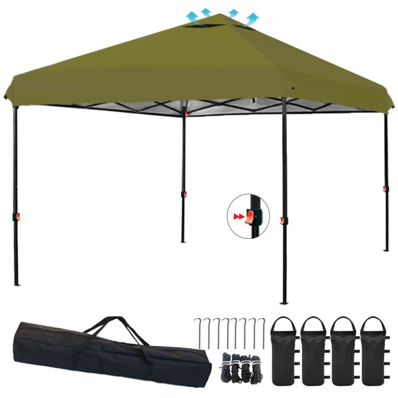 ApeexCanopy 軽さワンタッチタープテント 2.5m×2.5m/3m×3m 納める御徒面子付き添い人 3度合い調節する UV撥ねのける スチール写真 大型 耐水 ワンタッチ天幕 余暇 出来事 海 丸焼き 防災 競技大会 今めかしい 目かくし