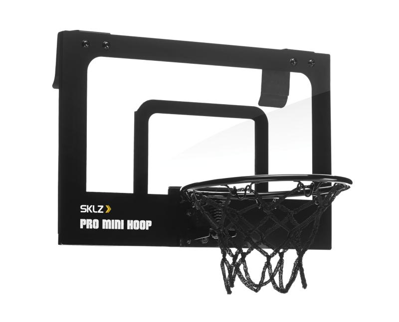 スキルズ(SKLZ) バスケットゴール 室内 壁掛け ドア掛け 練習用 プロミニフープ 透明 ミニ/スタンダード/ラージサイズ バスケットボール ボール付き 飛散防止バックボード 【日本正規輸入品