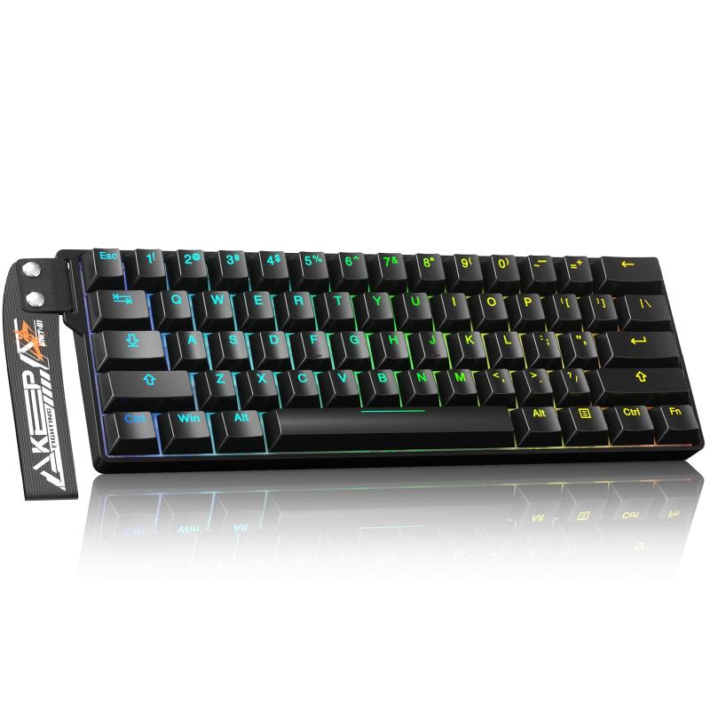 DAREU EK60HE 0.01mm ラピッドトリガー対応 ゲーミングキーボード 有線8000hzポーリングレート ホットスワップ