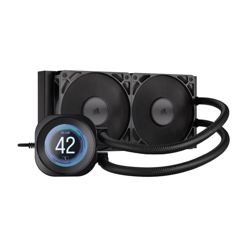 CORSAIR NAUTILUS RS LCD 流動物中央処理装置 空調設備 ? 2.1 inIPS LCD 映写幕 ? RS120 愛読者