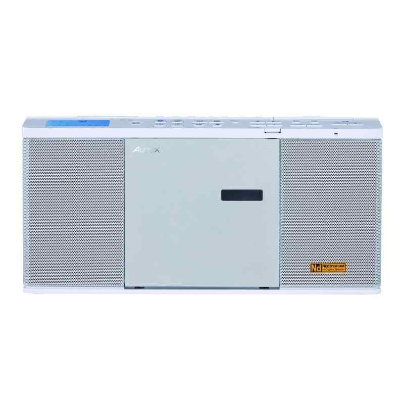 TOSHIBA(東芝) TY-ANX2(W) CDラジオ SD USB再生 Bluetooth 送受信機能 コンパクト スリム ネオジウムスピーカー スリープ タイマー 搭載 ワイドFM 対応