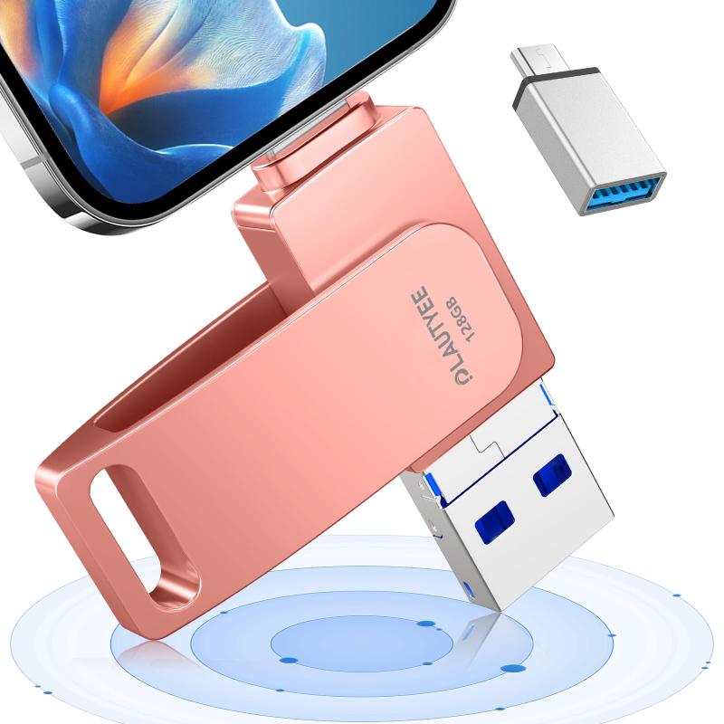 「アプリ不要 初心者向け」usbメモリ フラッシュメモリ phone usbメモリ USB3.0高速 アンドロイド用 IOS/Android/PC/MAC対応 スマホ 写真保存 usb バックアップ usbメモリー タイプc 外付けusbメモリー容