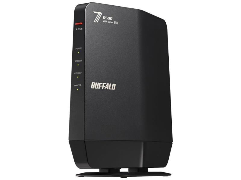BUFFALO Wi-Fi 7(11be)相応うデュアルダンス楽隊Wi-Fiルータ 5764+688Mbps AirStation WSR6500BE6P-BK [黒いこと]
