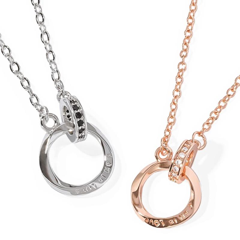[felicitations] ペアネックレス カップル プレゼント スターリングシルバー ジュエリー ネックレス メンズ レディース 2個セット BR-J066