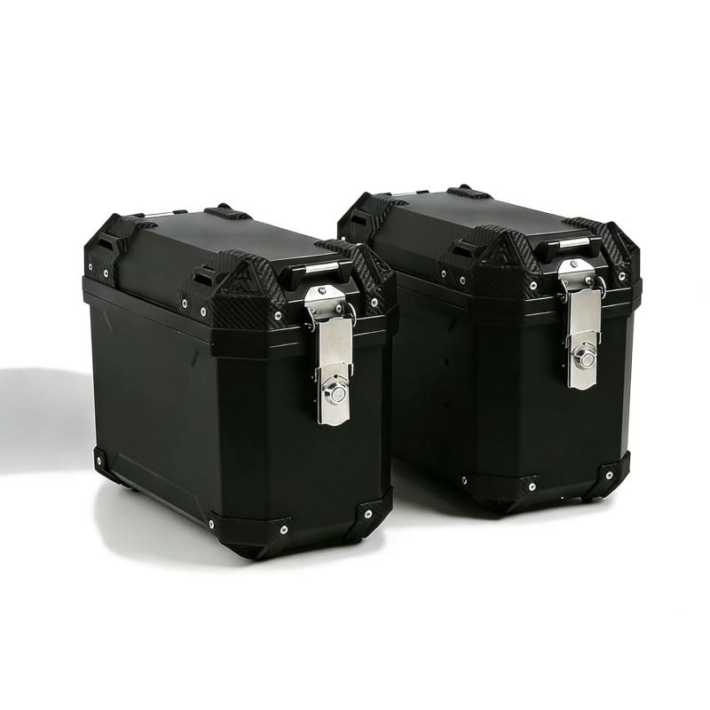 Rockykey リアトランク リアボックス トップケース 防水 防犯対策 バイクボックス (57リットル BLACK, 57リットル) 9,413円