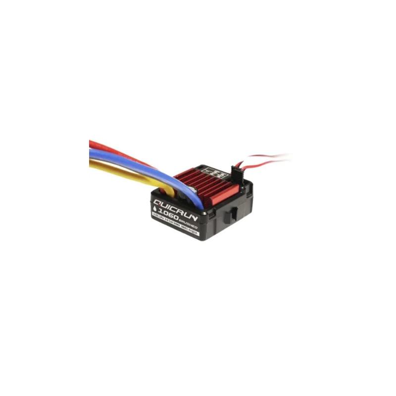 HOBBYWING QuicRUN-WP-1060-Brushed BEC内蔵 3A/6V Tプラグ仕様 【1/10用】