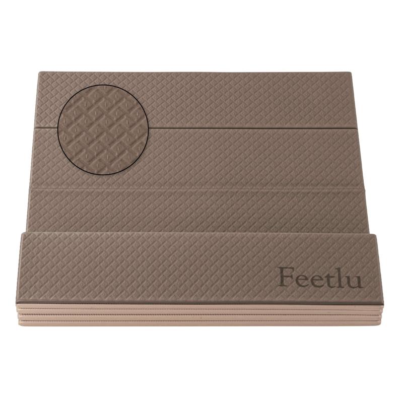 Feetlu 折りたたみ式瑜伽引っ敷き - 厚さ 6粍/8粍/10粍/12粍、大型、軽さ、納める飾り気の無い - 瑜伽、ピラティス、養護ホーム形づくる、フロアエクササイズ用の上滑り打ちきり折りたたみ式エクササイズマット