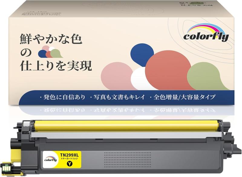 colorfly TN299 TN299XL つづき物 取り替えっこトナー 4色書き割り