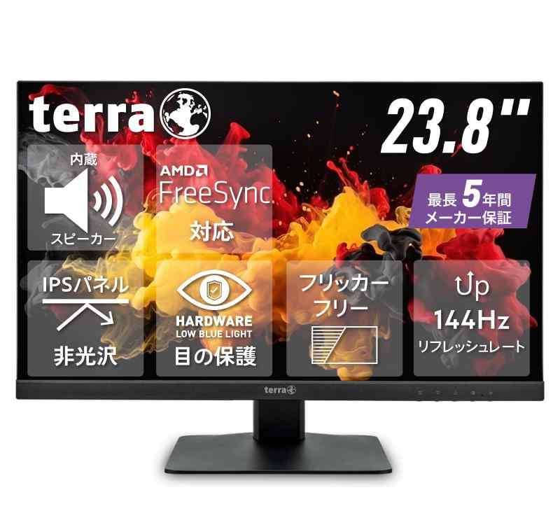 TERRA 2748W 27in 管する 最長 5年 IPS 非光輝 盛りだくさん固定ディスク 100サイクル HDMI/Displayport/USB Type-C ハードウェアブルーライトカット 3W×2金棒引き 受話器端子 偏った考え合わせる