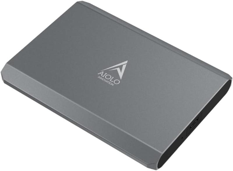 AIOLO 外後ばらいHDD 外後ばらい固定ディスク Type-C USB 3.0相応う パソコン/Mac/MacBook/Chromebook/なおなお書き4/XBOX相応う 御前上等軽銀上半身