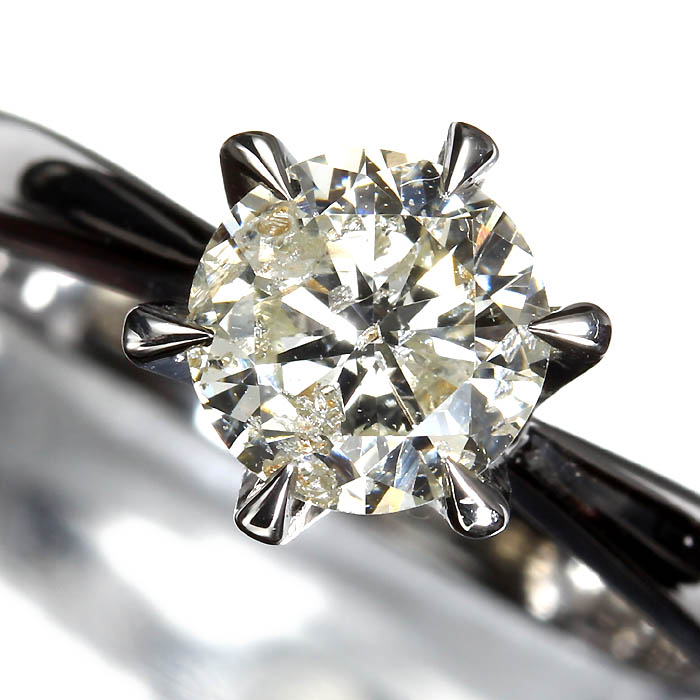《Diamond》 上質イエローダイヤモンド 大粒0.928ct Pt900 高級 一粒ダイヤ ソリティア リング 9号 ダイヤ 指輪|RK宝石