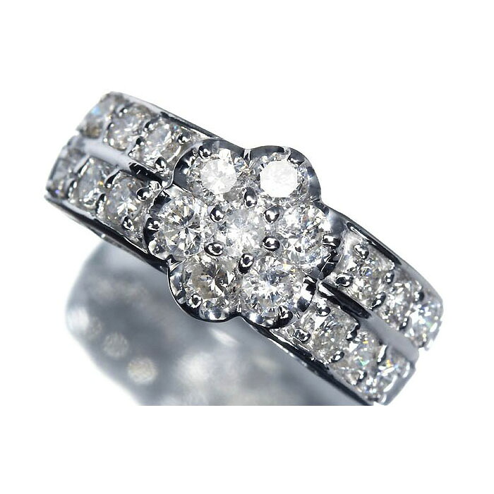《Diamond》豪華絢爛!! 上質ダイヤモンド 総計1.00ct Pt900 高級リング 11号 リング 指輪 ダイヤ 59,400円