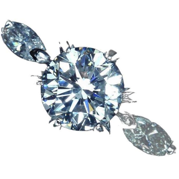 《Diamond》 VS-2 Eカラー ダイヤモンド 特大1.01ct!! 脇石ダイヤ Pt900 超高級リング 12.5号リング 指輪 ソーティング付｜RK宝石
