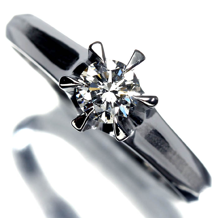 《Diamond》VVS-2 カット:GOOD Hカラー 上質ダイヤモンド 0.25ct Pt900 超高級 一粒ダイヤ リング 8号 指輪 ダイアモンド鑑定書付