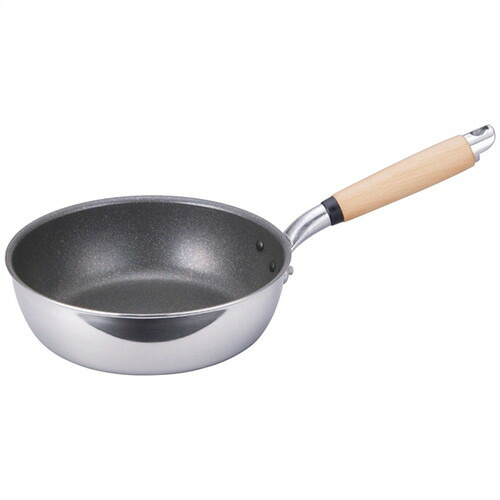 【送料無料・包装無料・のし無料】極ふかみIH深型フライパン22cm A-3125(A3)画像