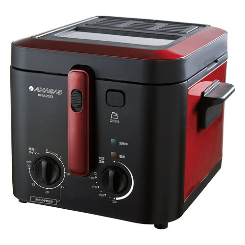 【送料無料・包装無料・のし無料】ANABAS 電気フライヤー KFM-2523
