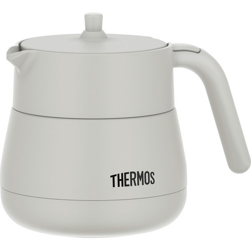 【送料無料・包装無料・のし無料】サーモス ティーポット(450ml) ライトグレー TTE-450LGY(A5) 4,183円