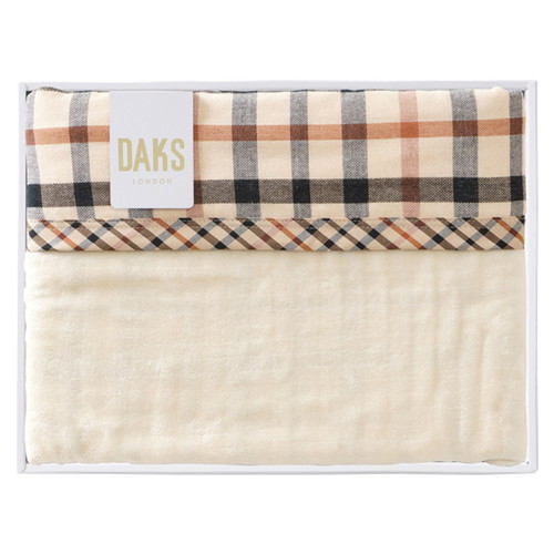 【送料無料・包装無料・のし無料】ダックス リバーシブル綿毛布(毛羽部分) DK530100-3(A3)