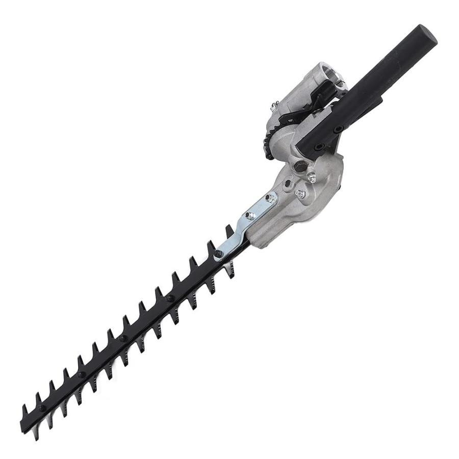 ヘッジトリマーヘッドアタッチメント 刈払機アタッチメント 芝刈機部品 ヘッジトリマー ヘッジトリマー延長高剪定鋏ヘッド 庭木剪定アタッチメント拡張両面ブレ