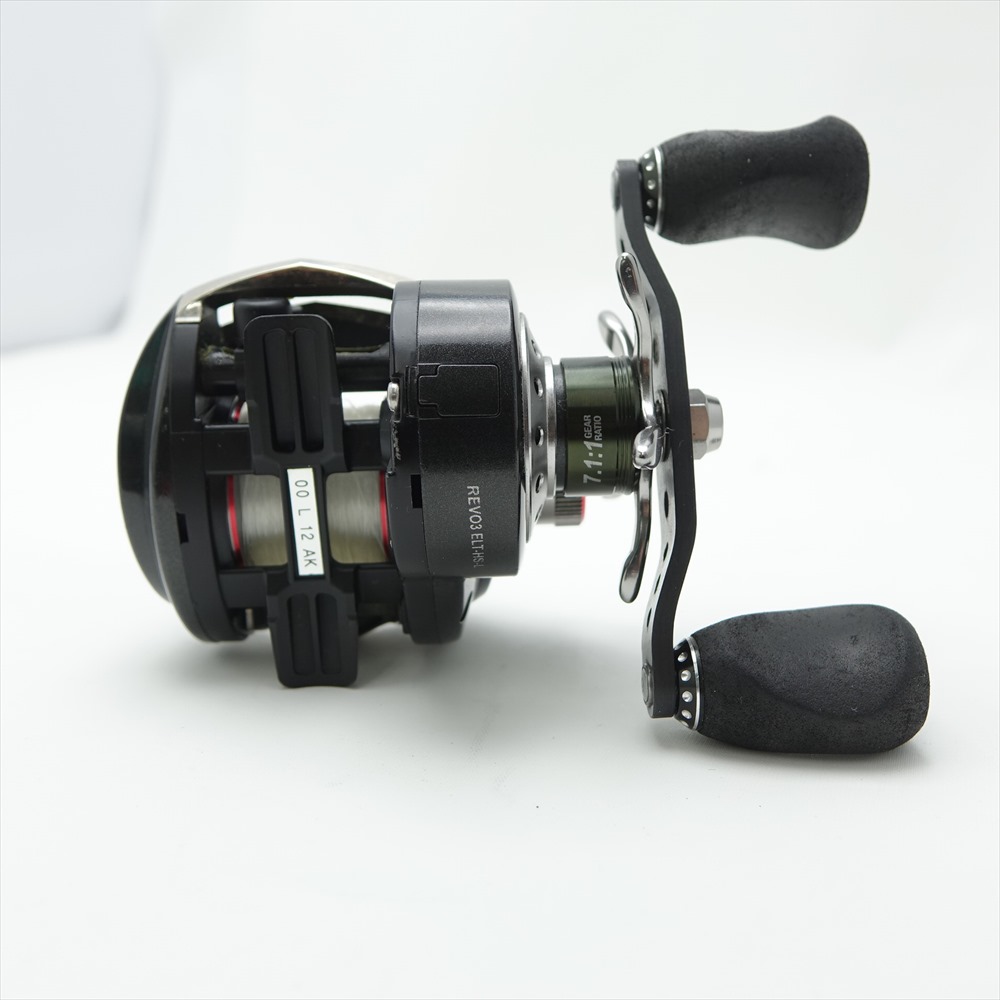 ベイトリール Abugarcia フィッシング 箱 取扱説明書付 リサイクルビッグバン店 7 L Revo Elite 中古 リール アブガルシア