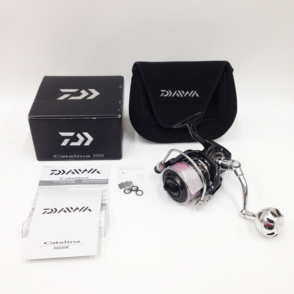 今月限定 特別大特価 中古 ダイワ Daiwa 16キャタリナ Catalina 5000h スピニングリール 箱 保存袋 説明書付 リサイクルビッグバン店 初回限定 Reltexir Com