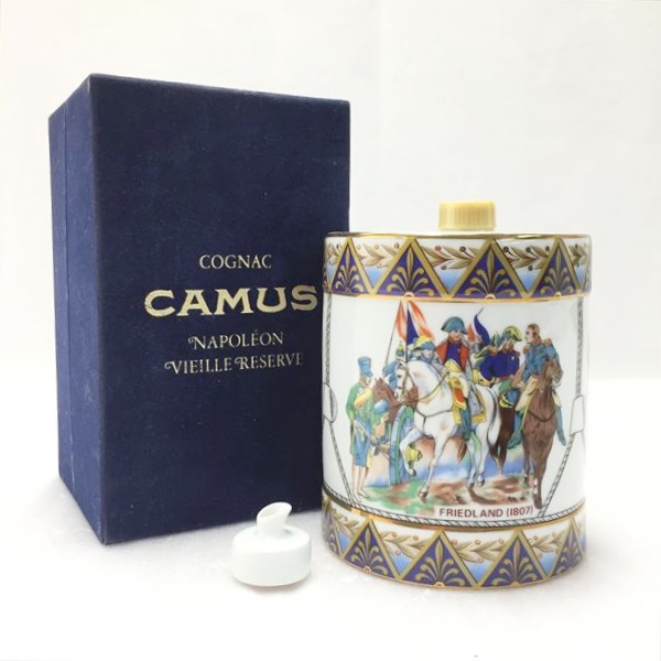 622 未開栓 カミュ Camus Napoleon Vieille Reserve 700ml 40段階 陶芸瓶 ナポレオン ボナパルト 容れもの 替え栓ツキ Ficap Fr