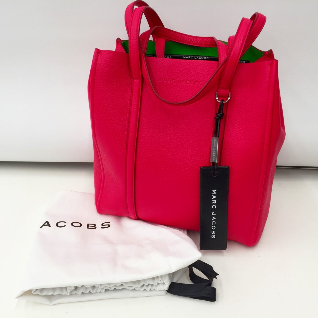 中古 Marc Jacobs マークジェイコブス タグ トート M レディース 2wayバッグ ショッキングピンク Fmcholollan Org Mx