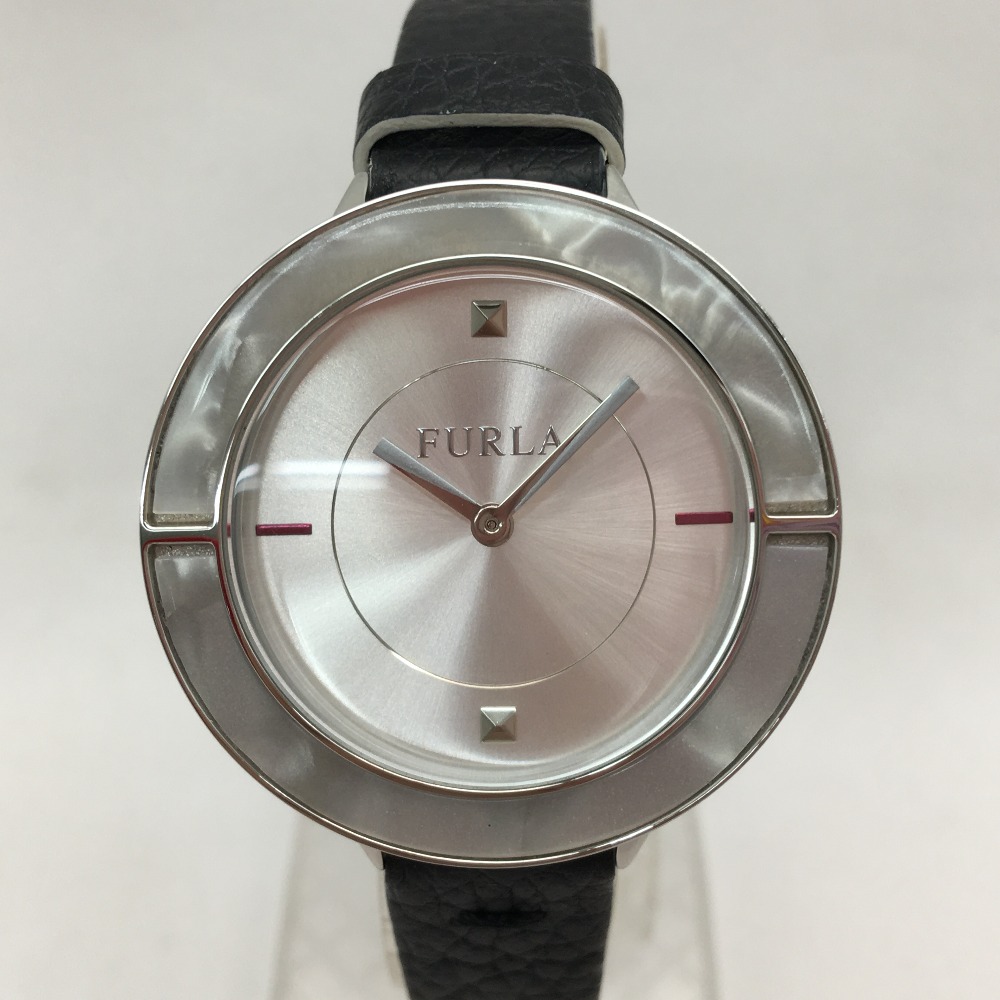 ▼▼【中古】FURLA フルラ レディース腕時計 クオーツ CLUB クラブ 予備ベゼル付 4251109504 Bランク