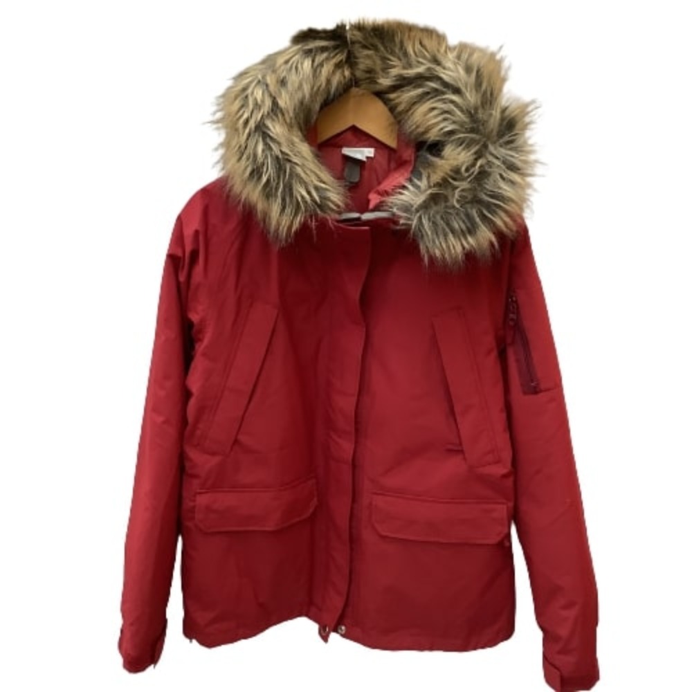 【中古】THE NORTH FACE ザノースフェイス レディース ３wayジャケット SIZE XL NPW61740 レッド Bランク