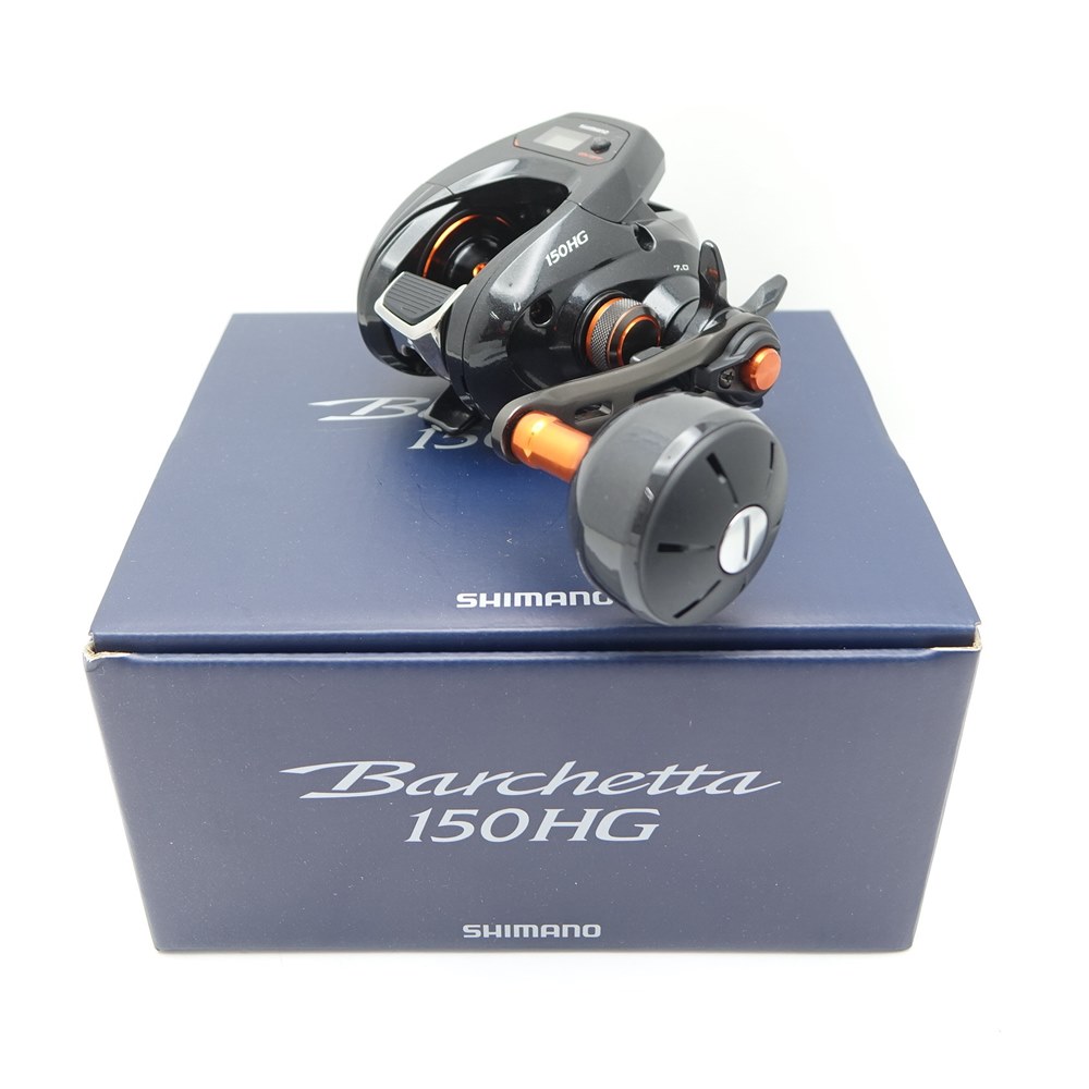 150hg 中古 Shimano シマノ ベイトリール 21 Barchetta 150hg Aランクスポーツ アウトドア 一部地域を除き送料無料 リール Aランク