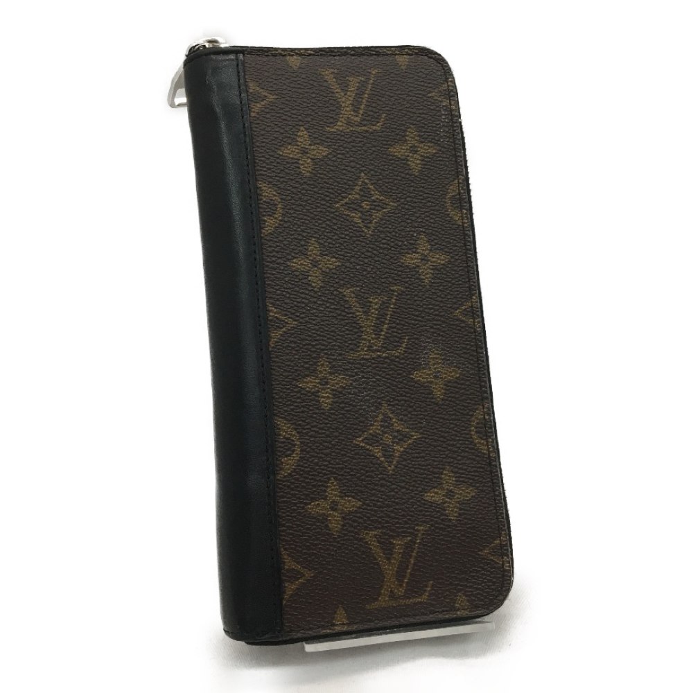 美品 ルイヴィトン モノグラム マカサー ジッピーウォレット ヴェルティカル 楽天市場】【財布】LOUIS VUITTON ルイ ヴィトン モノグラムマカサー