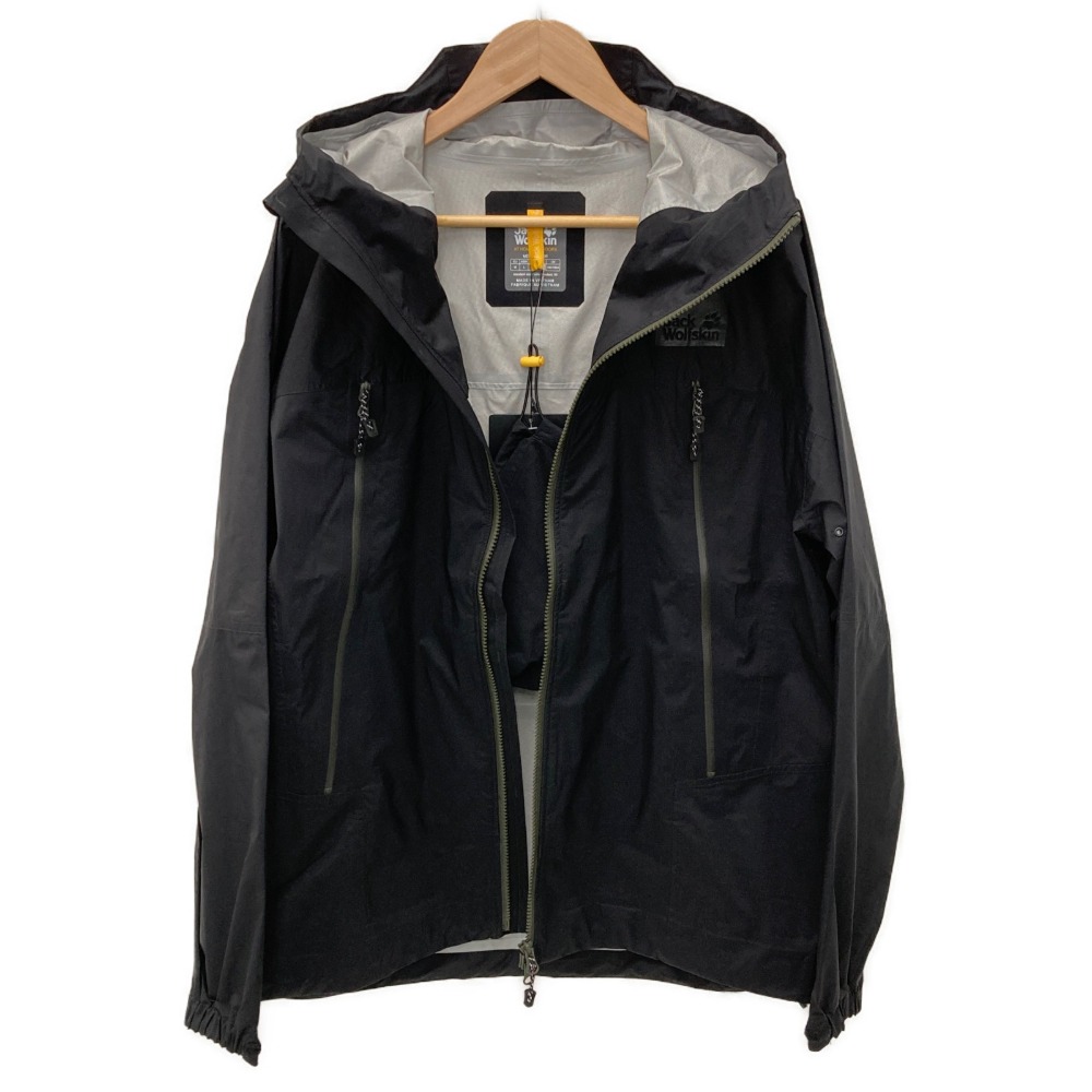 ☆☆【中古】Jack Wolfskin ジャックウルフスキン CLOUDBURST JACKET ジャケット L メンズ 5027611-6000 804 ブラック Sランク