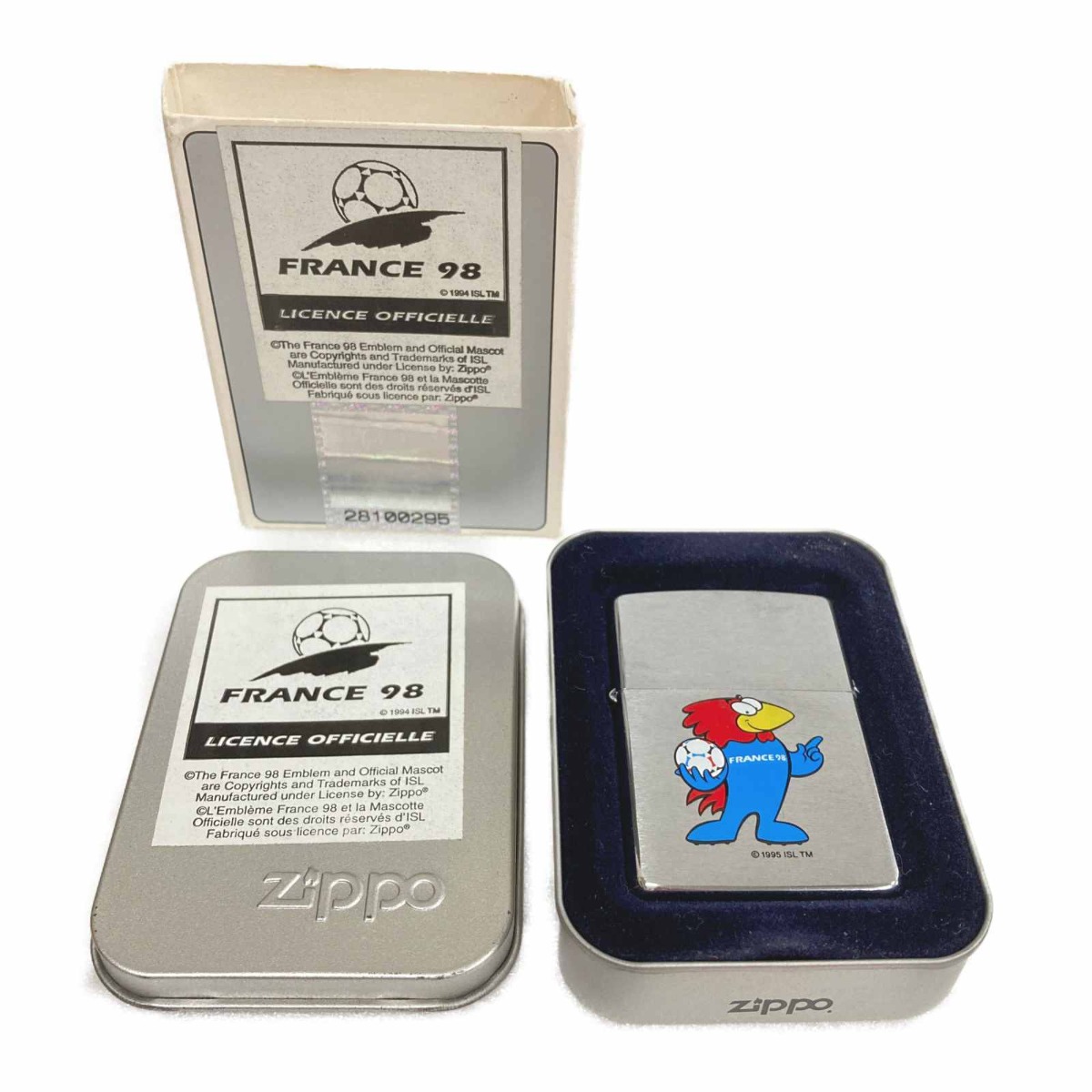 楽天市場】1998 FIFAワールドカップ フランス Zippo 1997年製 未