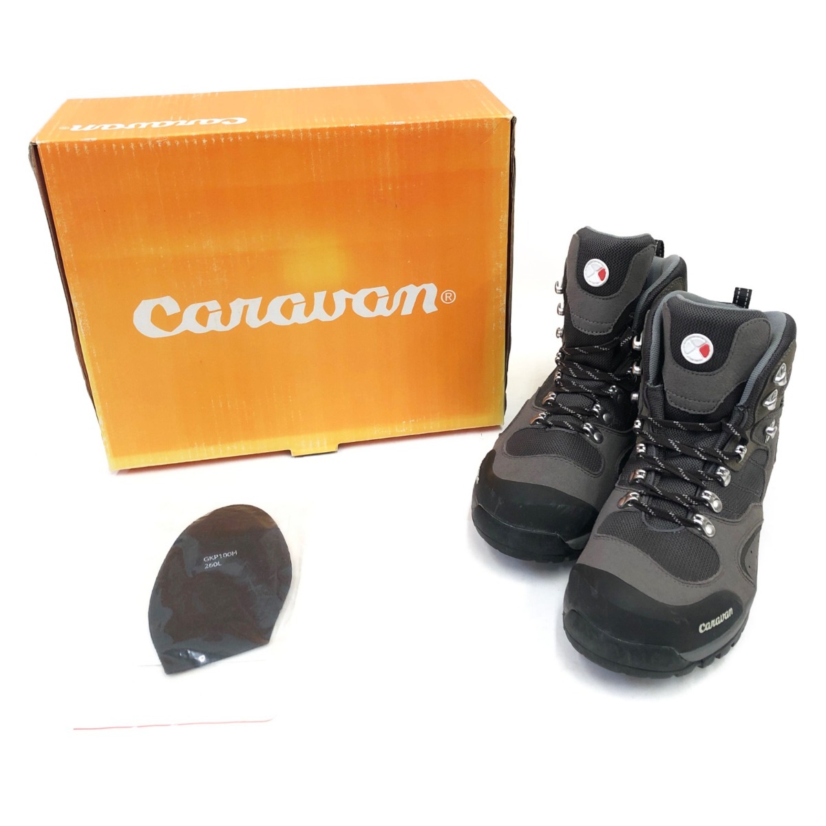 【楽天市場】〇〇【中古】CARAVAN キャラバン 登山靴 トレッキングシューズ 0010106 グレー Bランク：リサイクルビッグバン楽天市場店