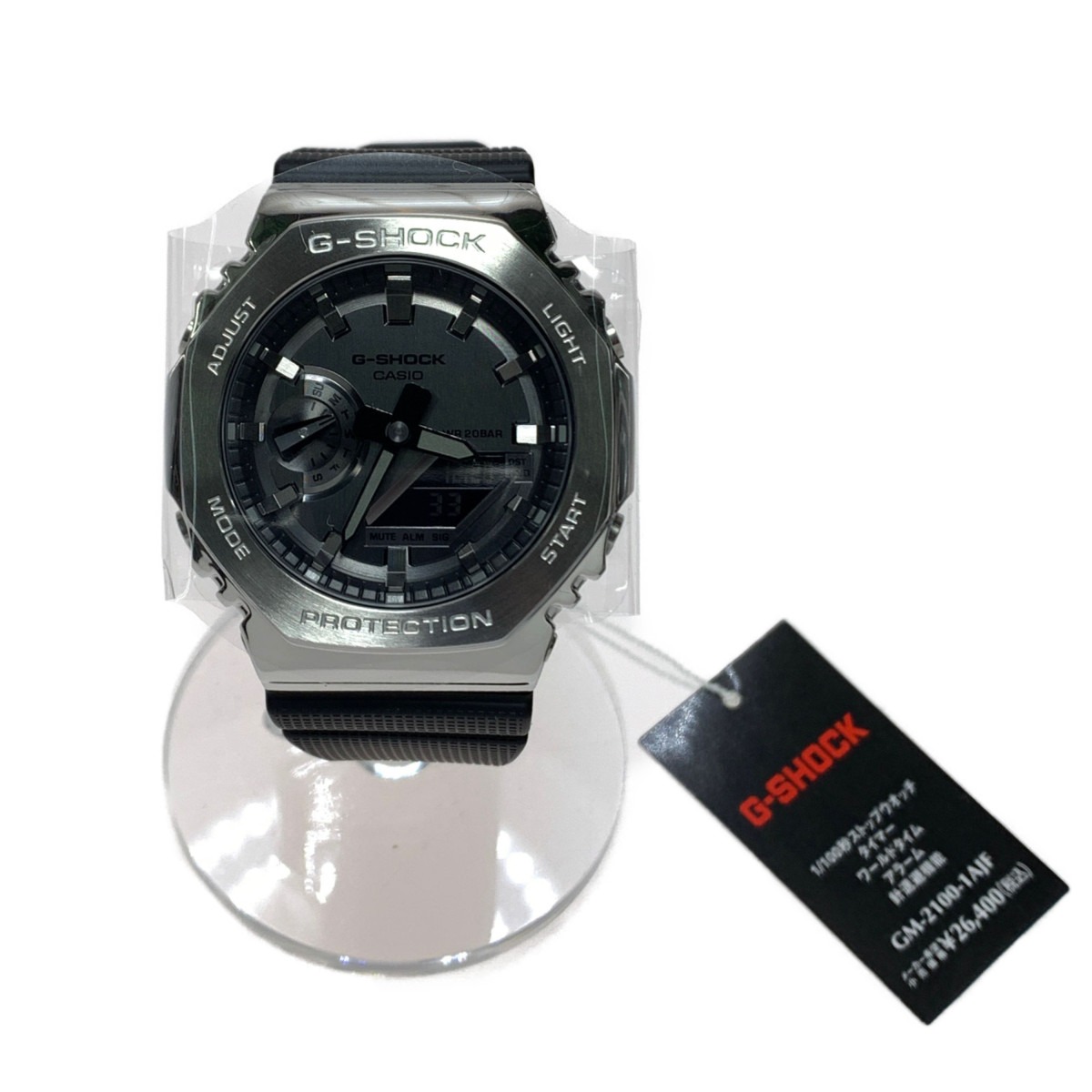 CASIO G-SHOCK メタルベゼル GM-2100-1AJF-connectedremag.com