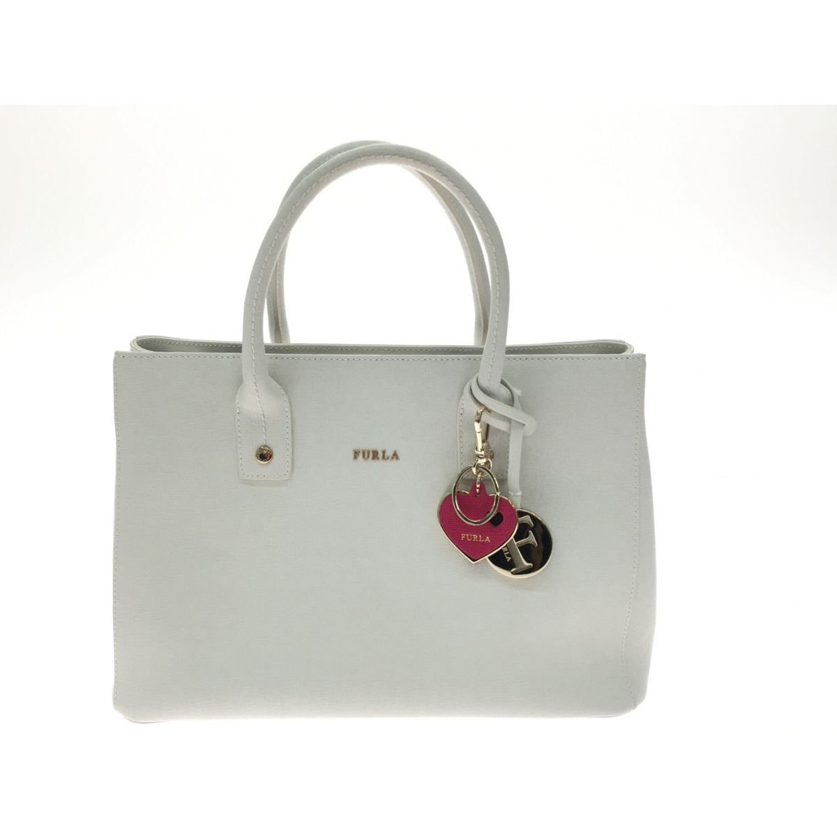 ▽▽FURLA フルラ レディースバッグ 2WAYバッグ ホワイト Aランク