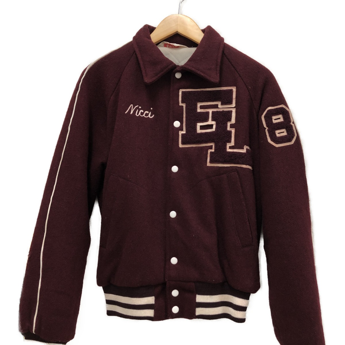 楽天市場】70s ワッペン付き 襟付き メルトン スタジャン / アワード