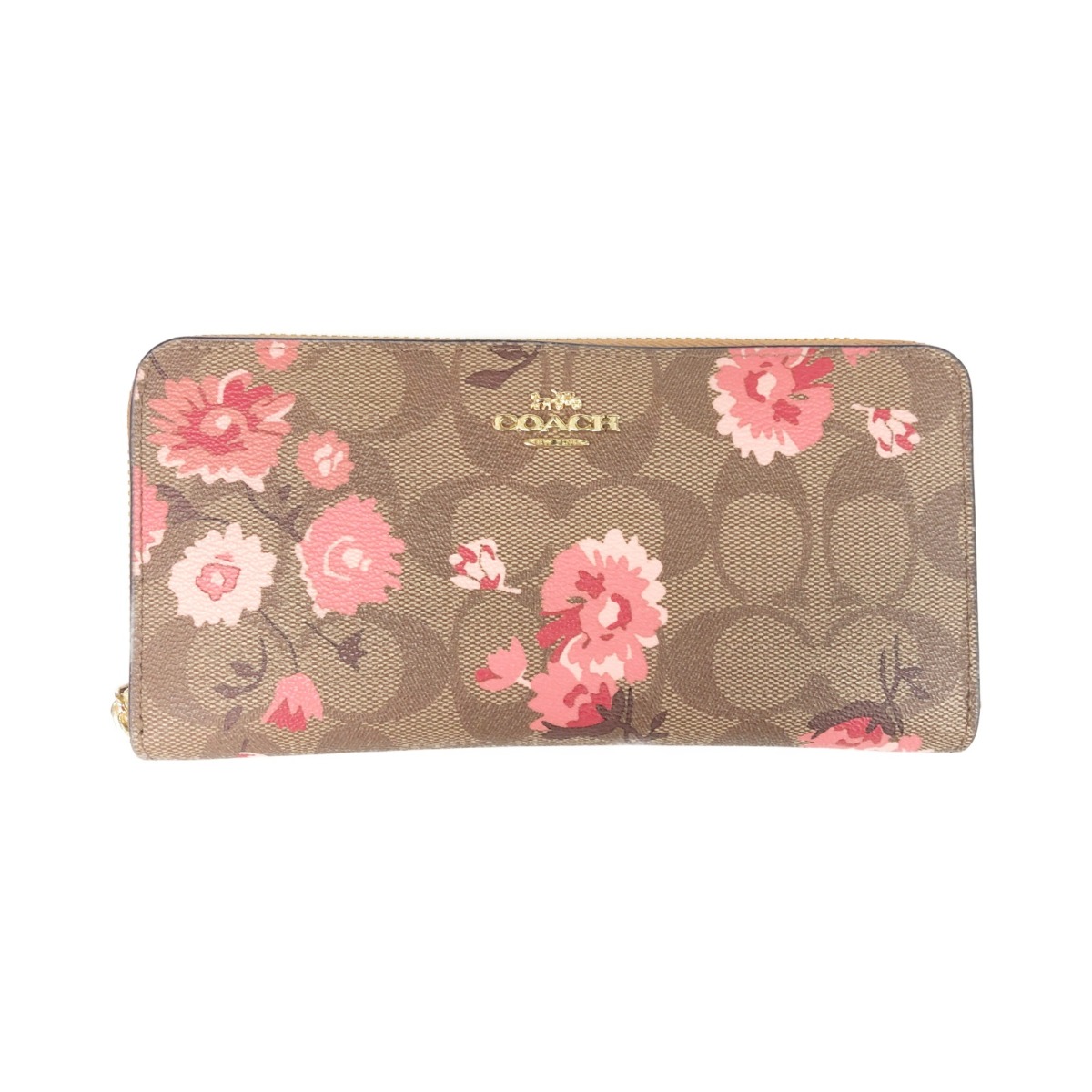 楽天市場】〇〇【中古】COACH コーチ シグネチャー 花柄 長財布 F78018 